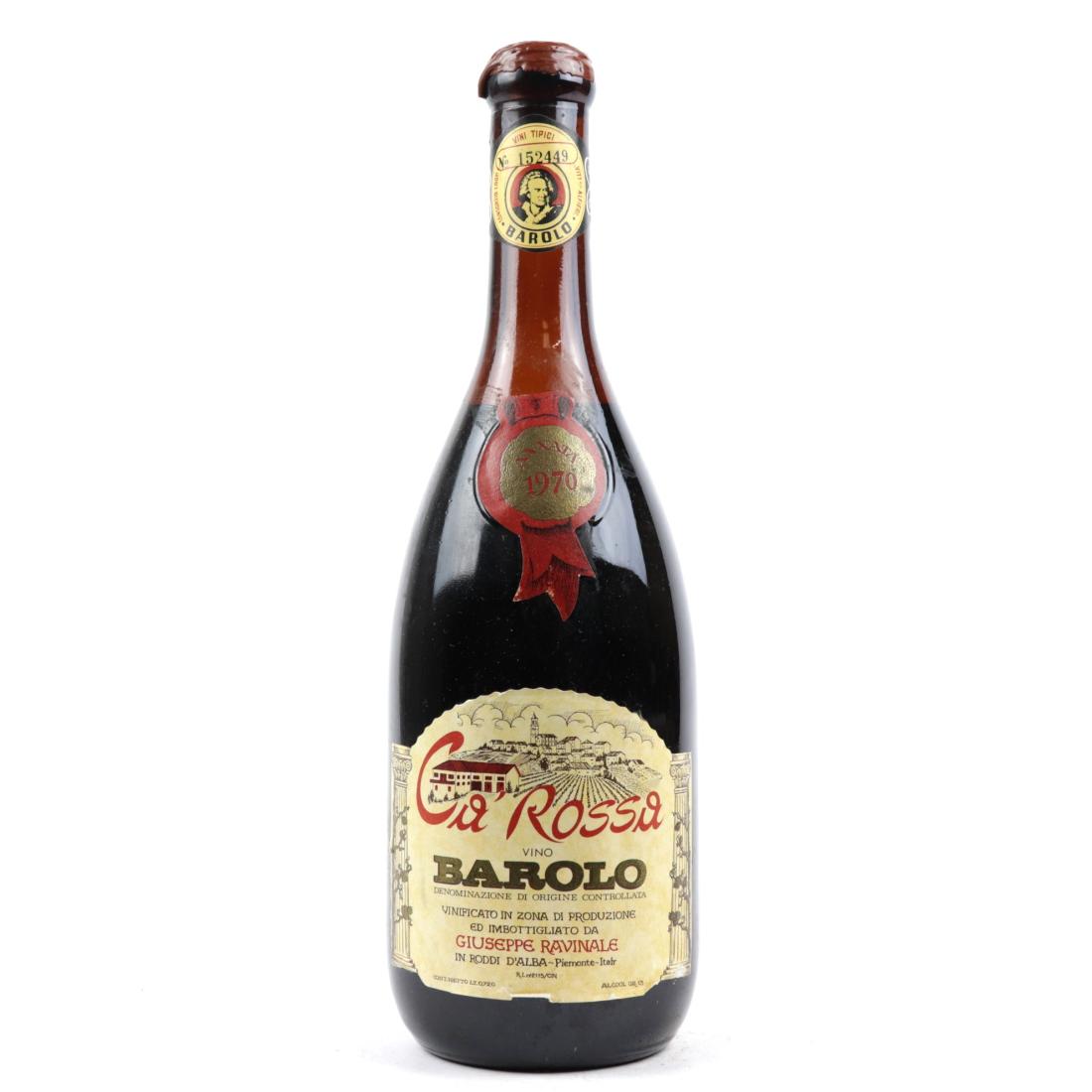 Image for G.Ravinale Ca Rossa 1970 Barolo