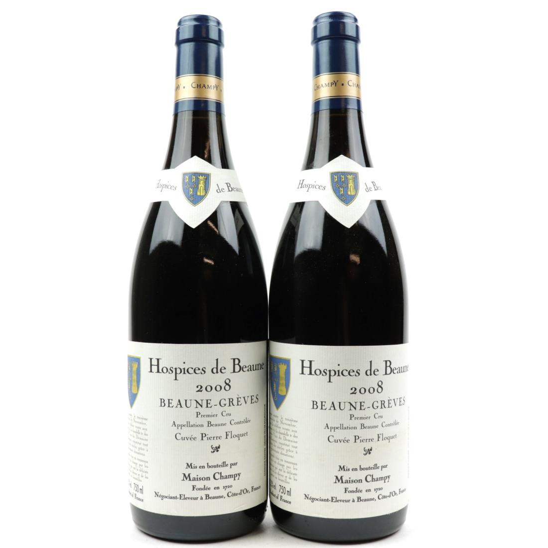 Image for Champy Cuvee Pierre Floquet 2008 Beaune-Greves 1er-Cru 2x75cl 