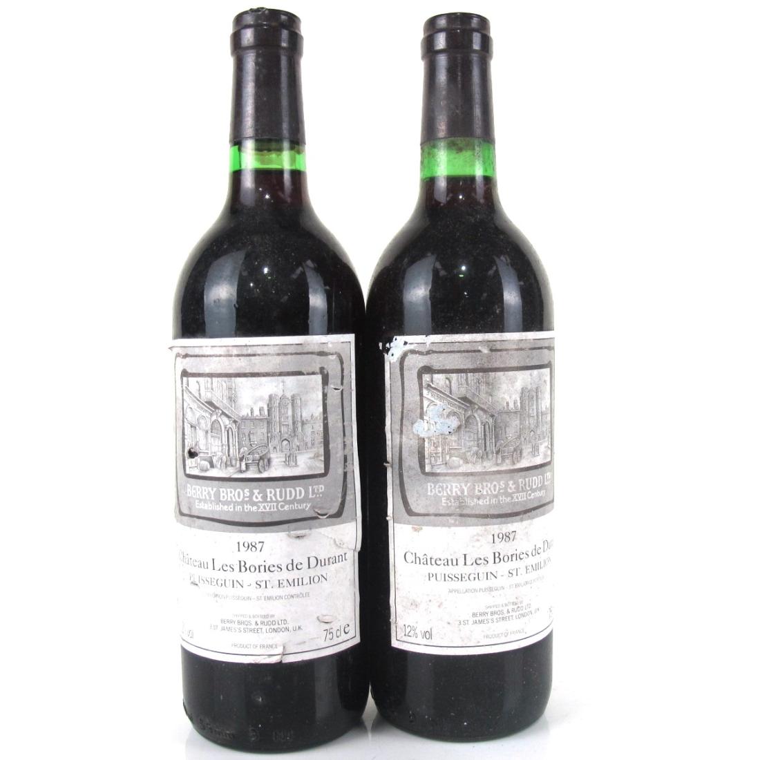 Image for Chateau Les Bories De Durant 1987​ Bordeaux