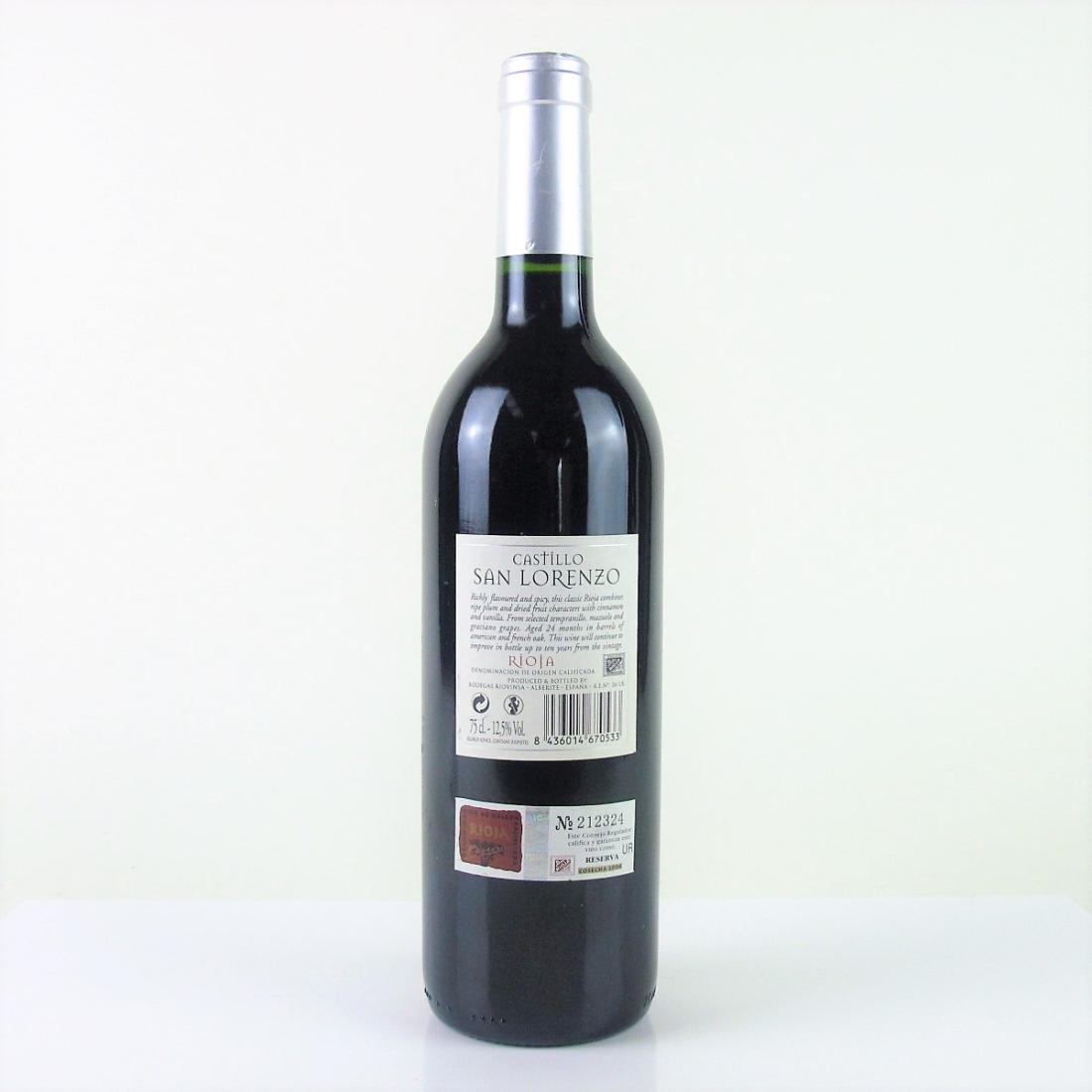 Image for Castillo San Lorenzo 2004 Rioja Reserva