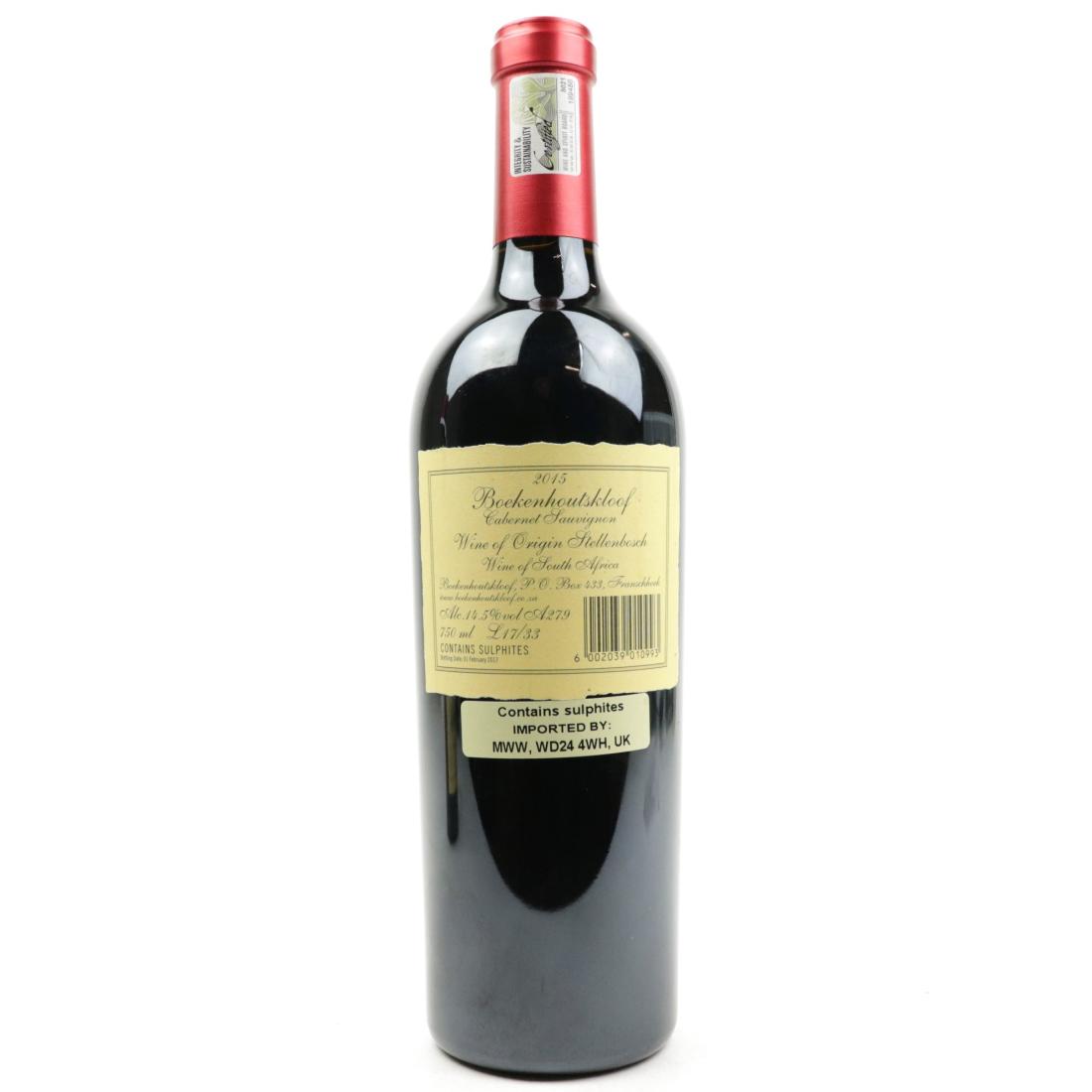 Image for Boekenhoutskloof Cabernet Sauvignon 2015 Stellenbosch