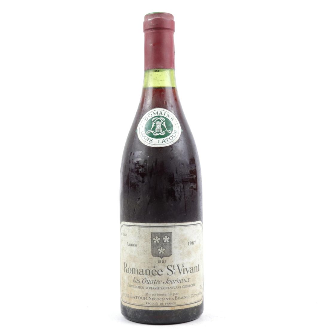 Image for Dom. L.Latour Quatre Journaux 1967 Romanee-St-Vivant Grand-Cru