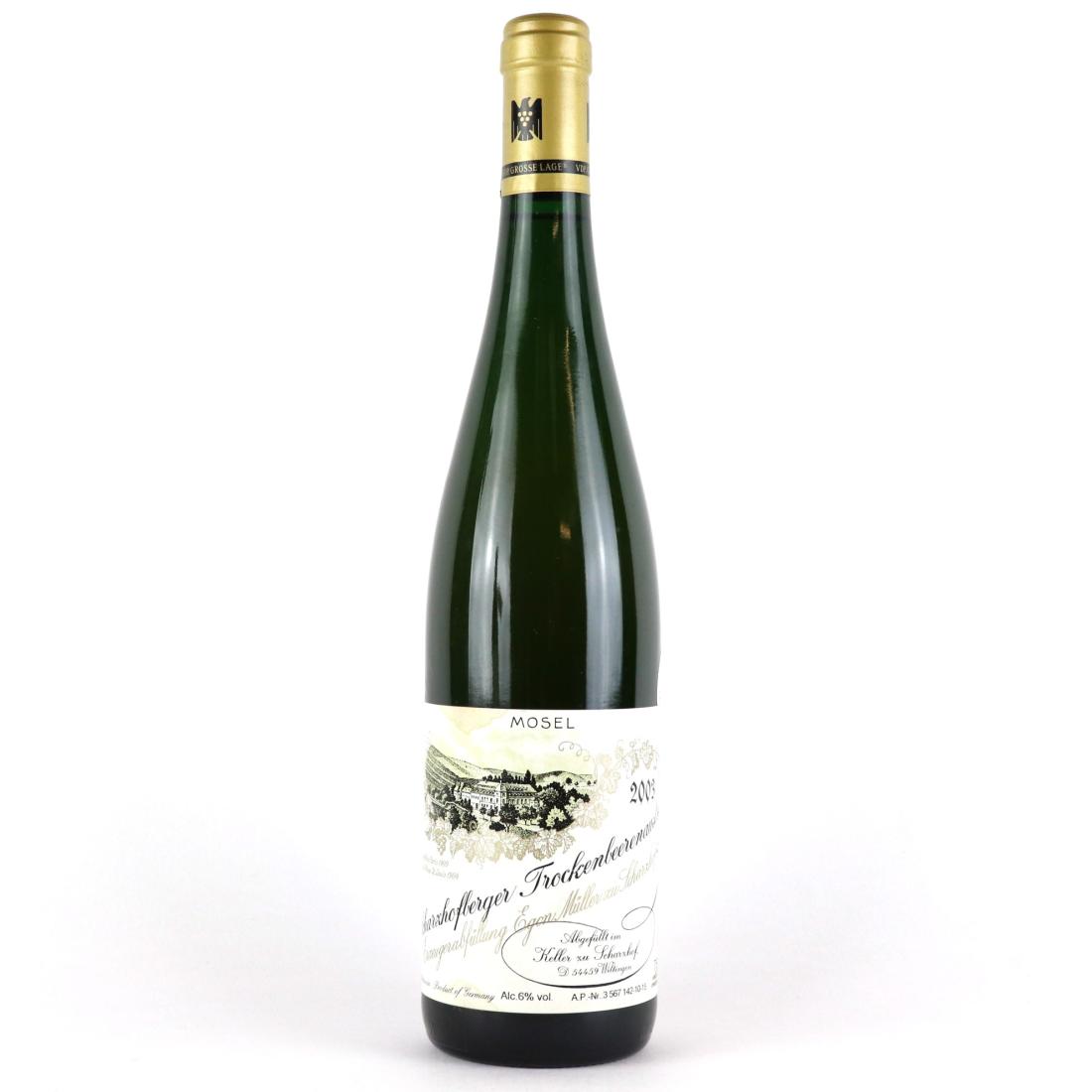 Image for E.Muller Scharzhofberger Trockenbeerenauslese 2003 Mosel