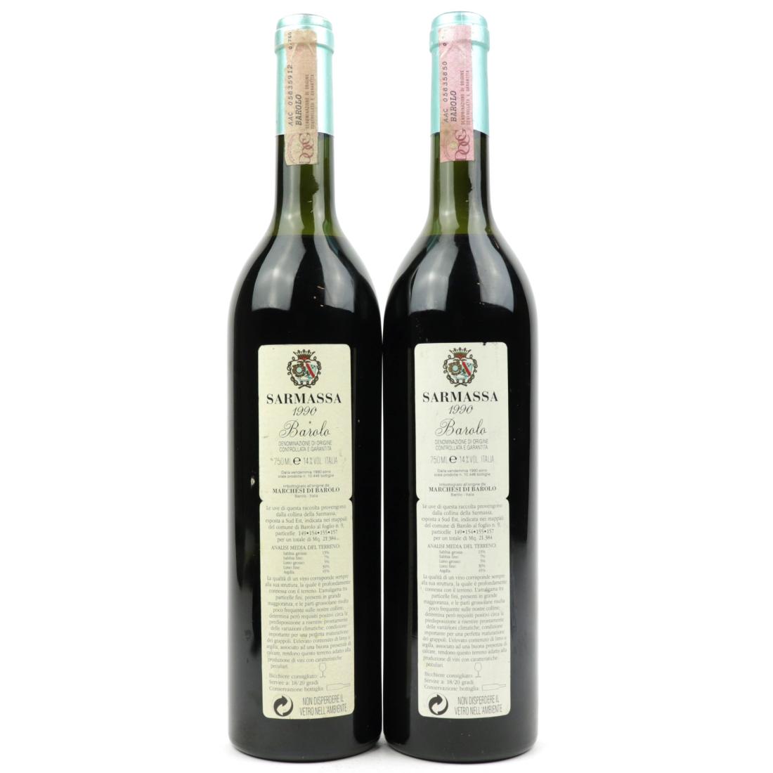 Image for Marchesi Di Barolo Sarmassa 1990 Barolo