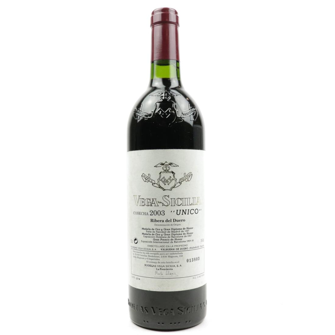 Image for Vega Sicilia Unico 2003 Ribera Del Duero