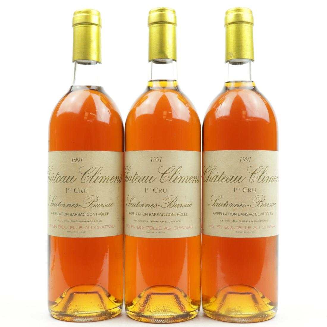 Ch. Climens 1991 Barsac 1er-Cru 3x75cl
