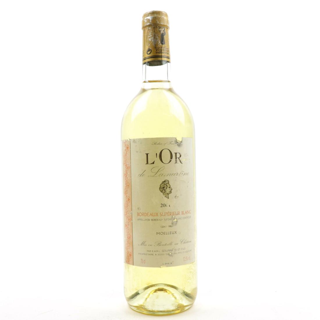 Image for L'Or De Lamartine 2001 Bordeaux Superieur Blanc