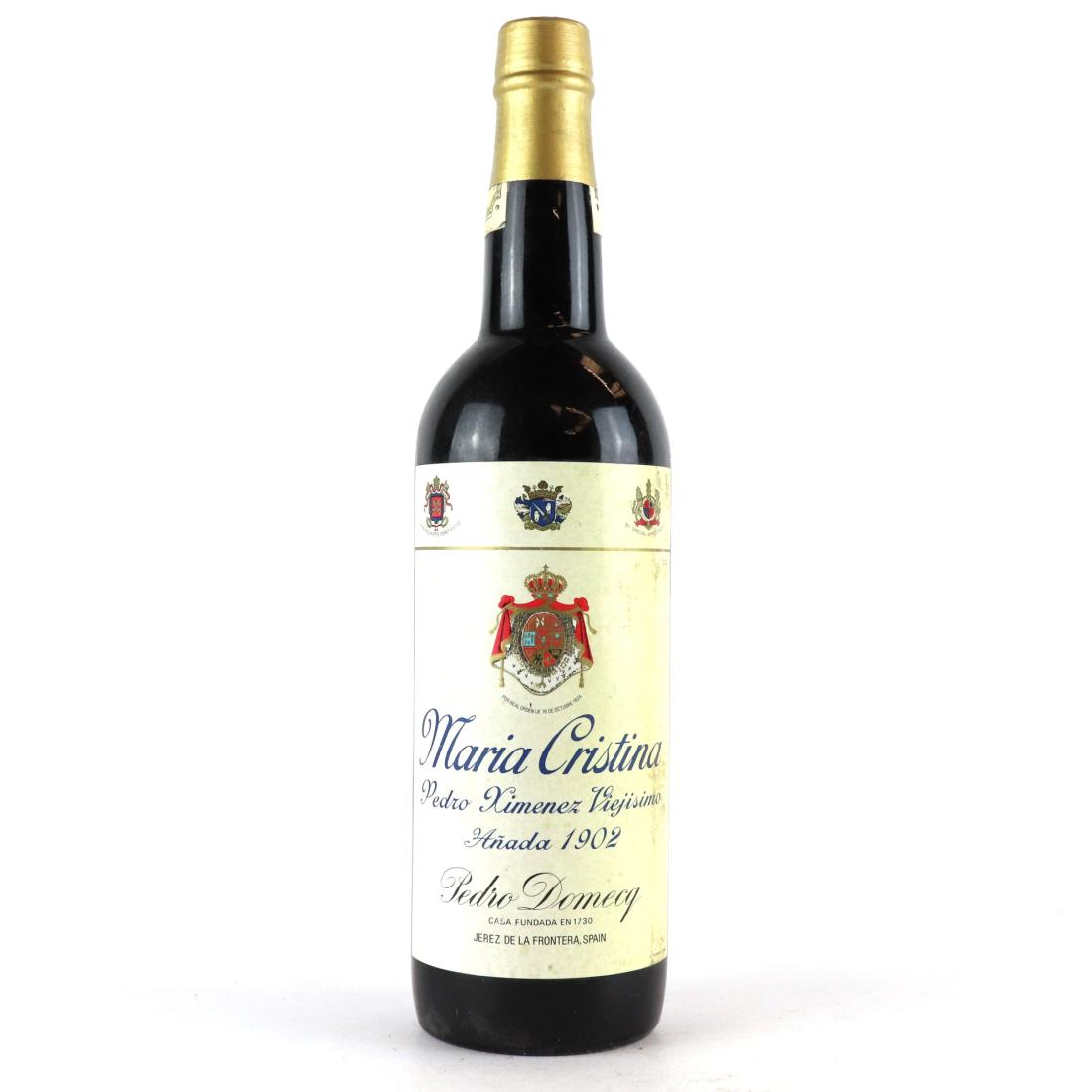 Image for Pedro Domecq Maria Cristina 1902 Pedro Ximenez Sherry