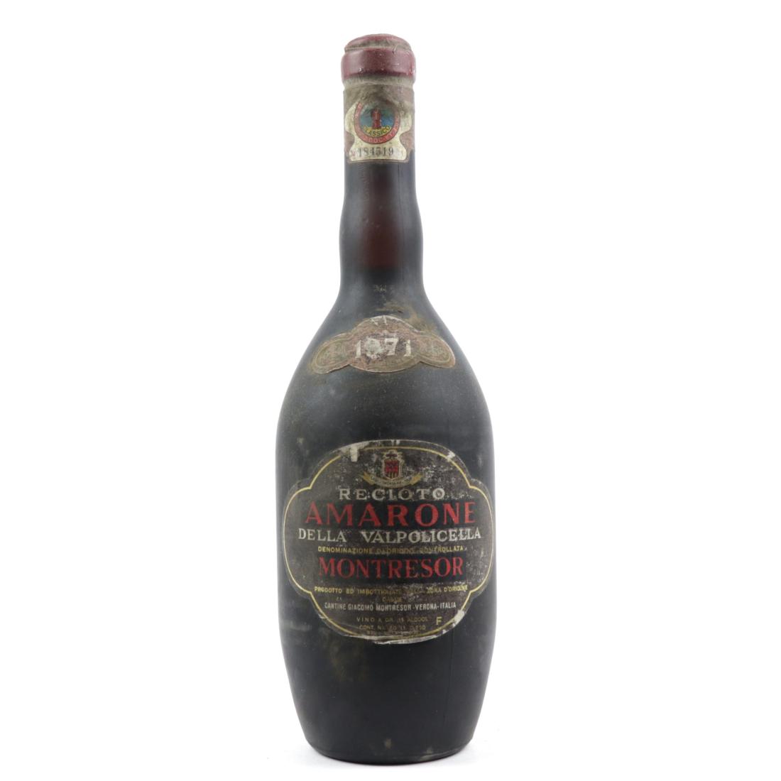 Image for Montresor Recioto Della Valpolicella 1971 Verona