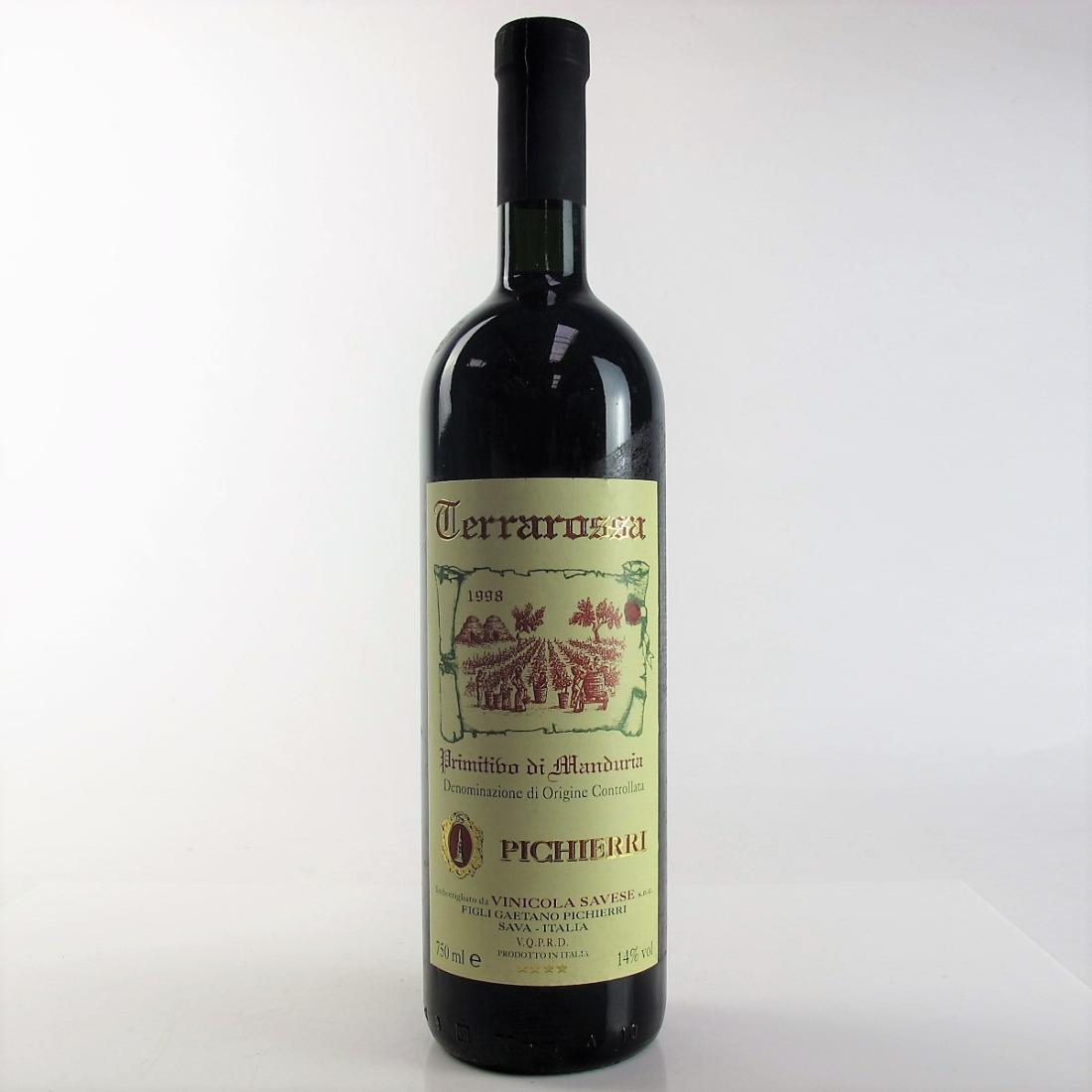 Image for Pichierri Primitivo di Manduria 1998 Puglia