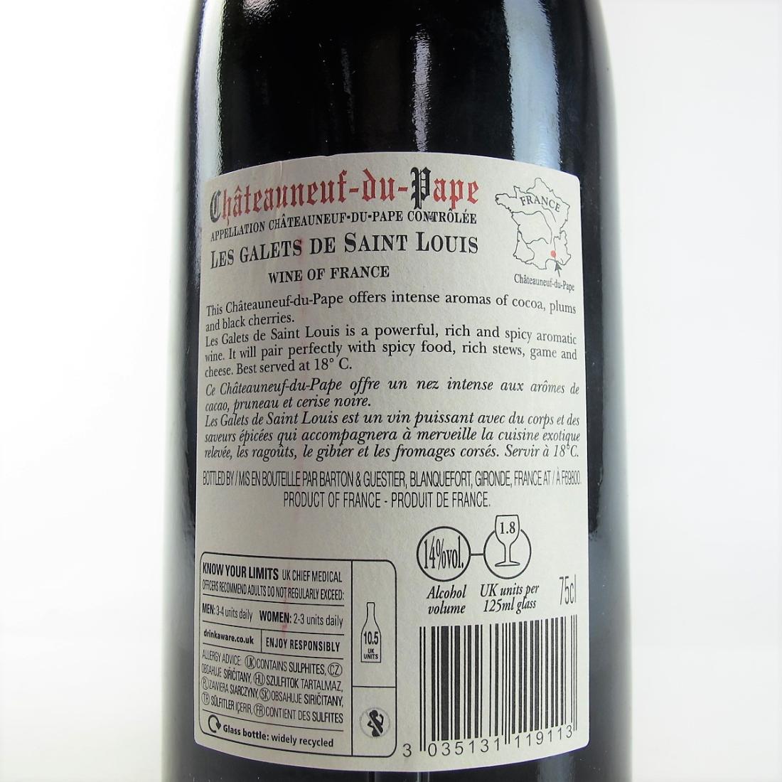 Image for Les Galets De Saint Louis 2012 Chateauneuf-Du-Pape