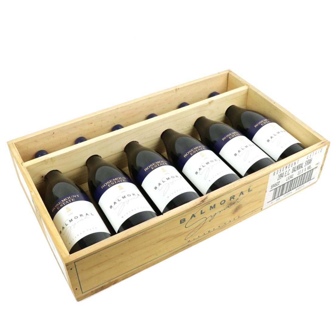 Image for Rosemount Balmoral Syrah 1994 McLaren Vale 6x75cl / OWC