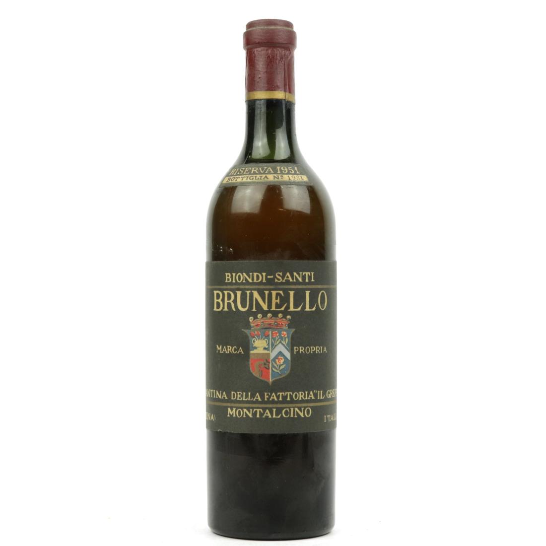 Image for Biondi-Santi 1951 Brunello di Montalcino Riserva