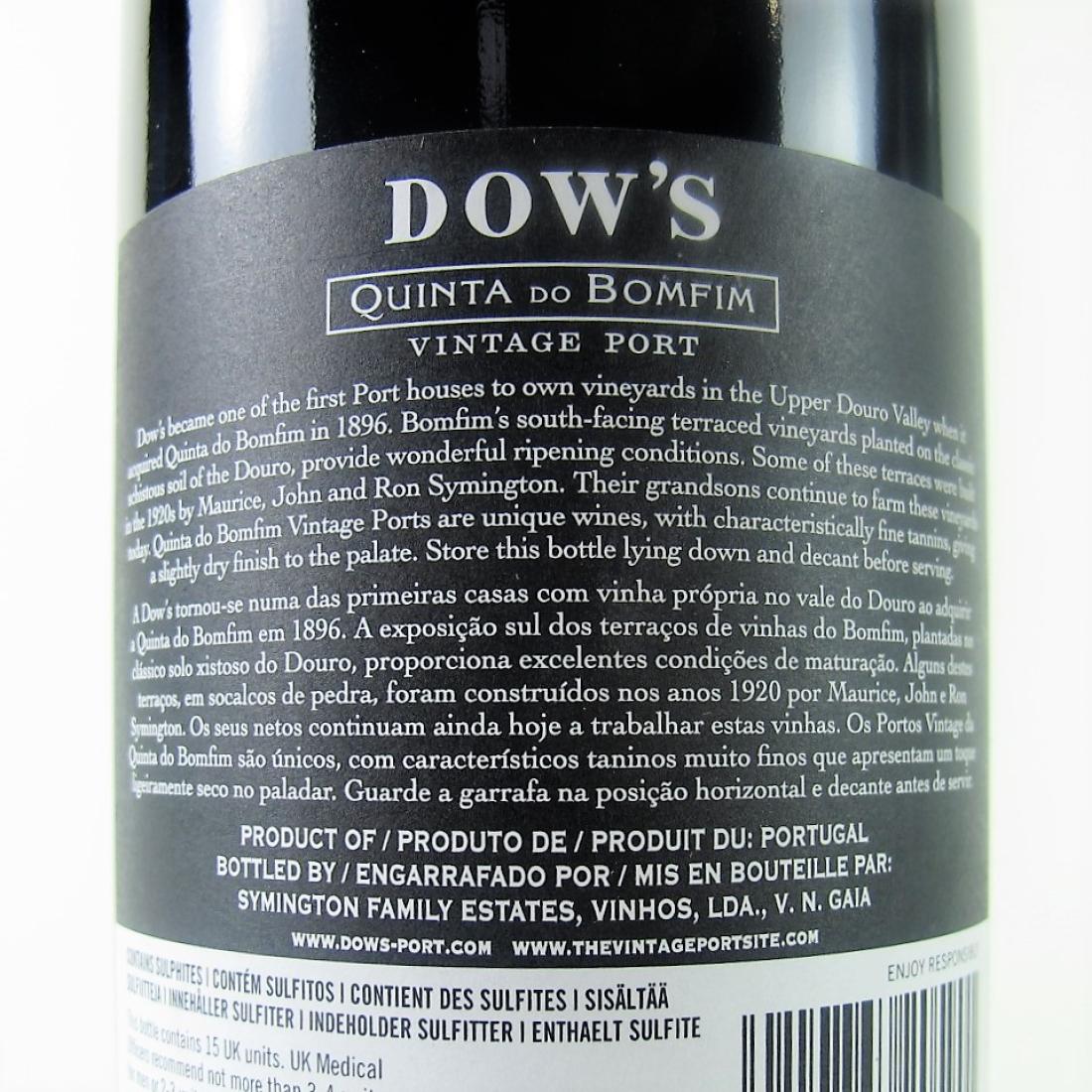 Image for Dow's Quinta Do Bomfim 2005 Vintage Port
