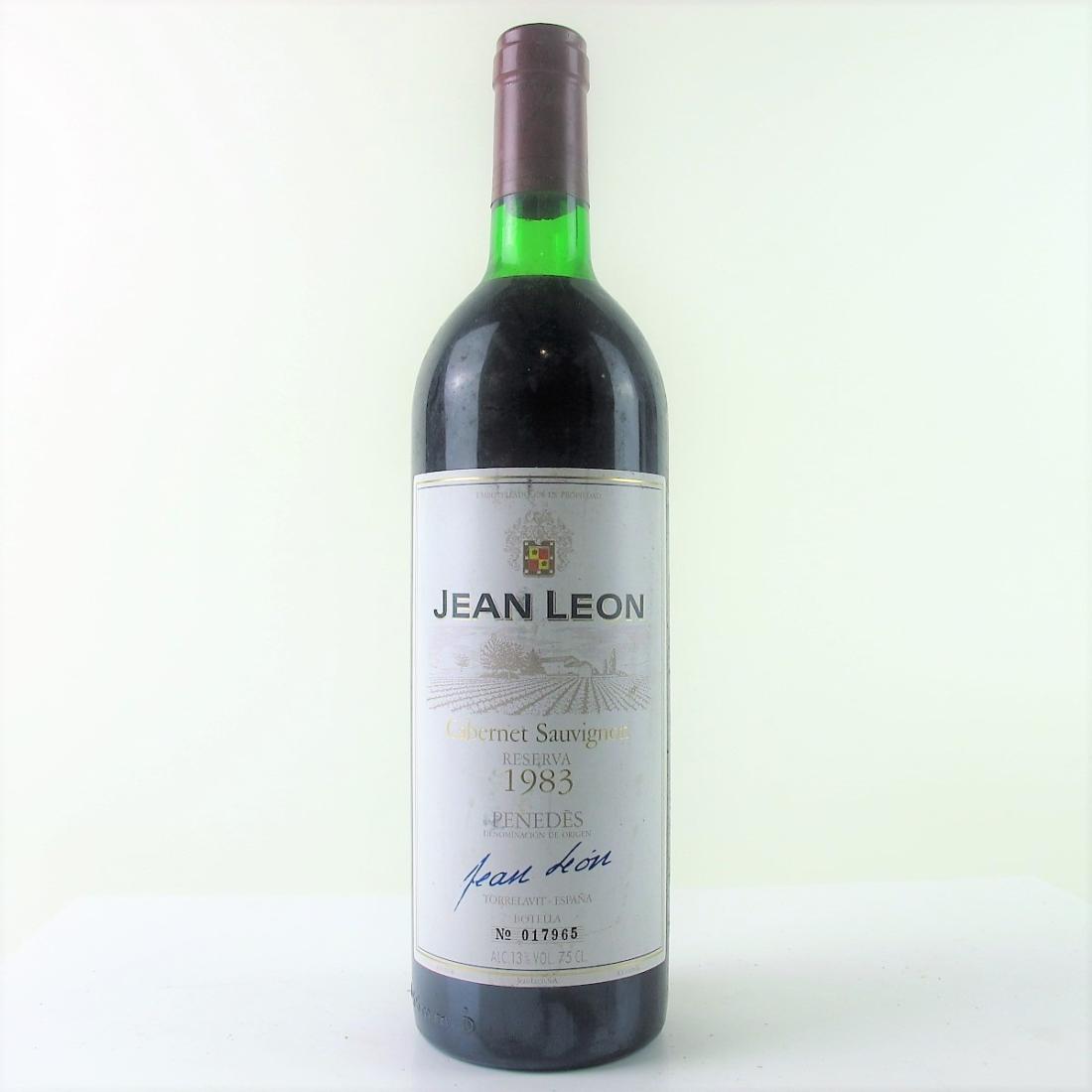 Image for Jean Leon Cabernet Sauvignon 1983 Penedes Reserva
