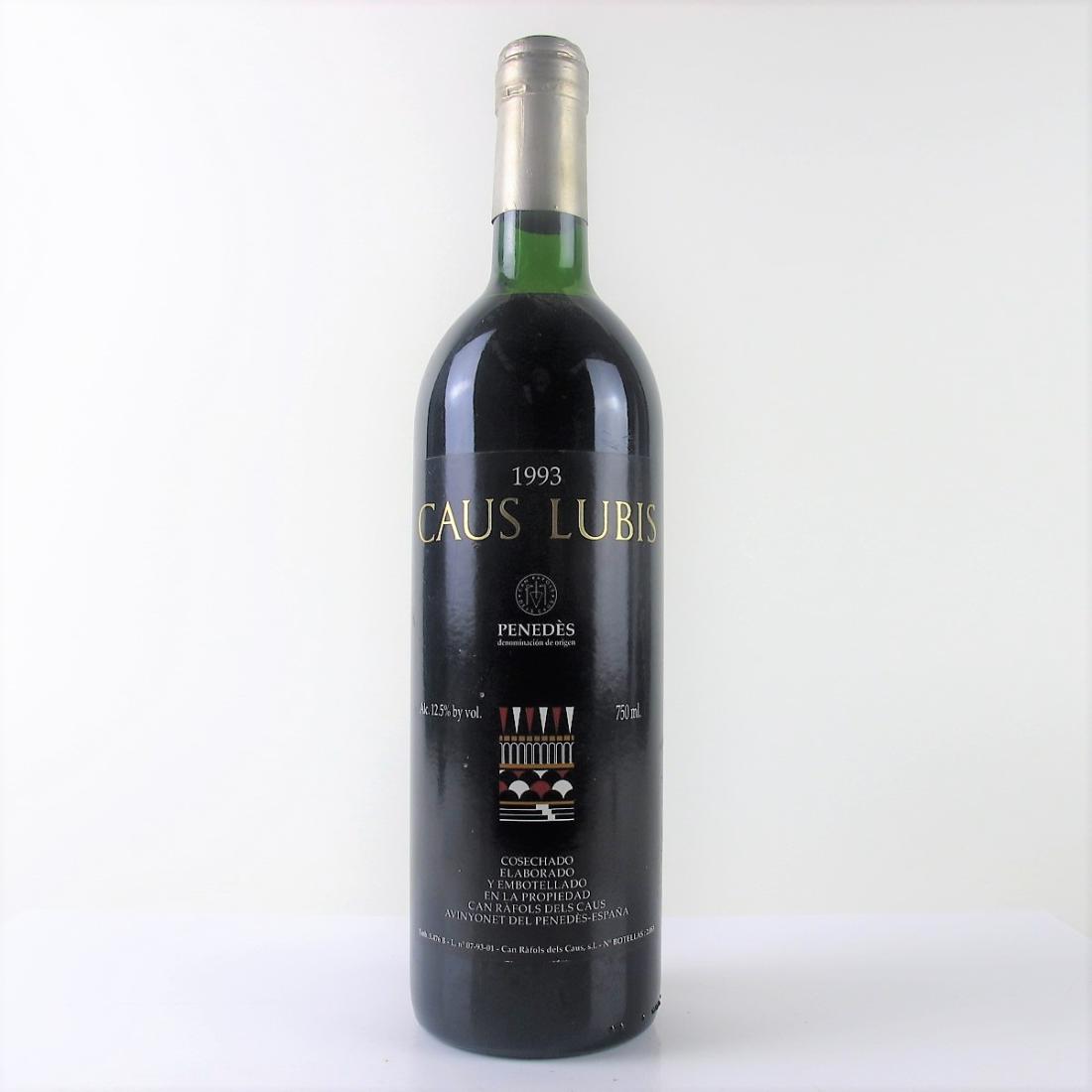 Image for Caus Lubis Merlot 1993 Penedes