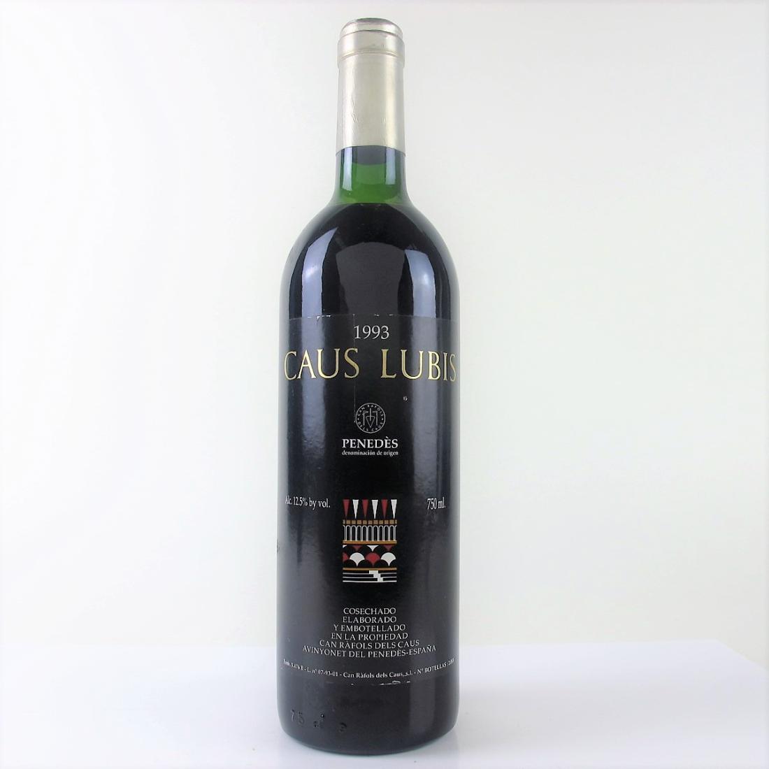 Image for Caus Lubis Merlot 1993 Penedes