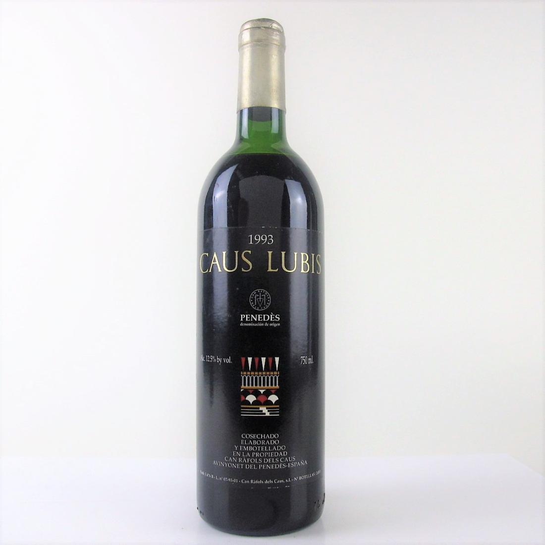 Image for Caus Lubis Merlot 1993 Penedes