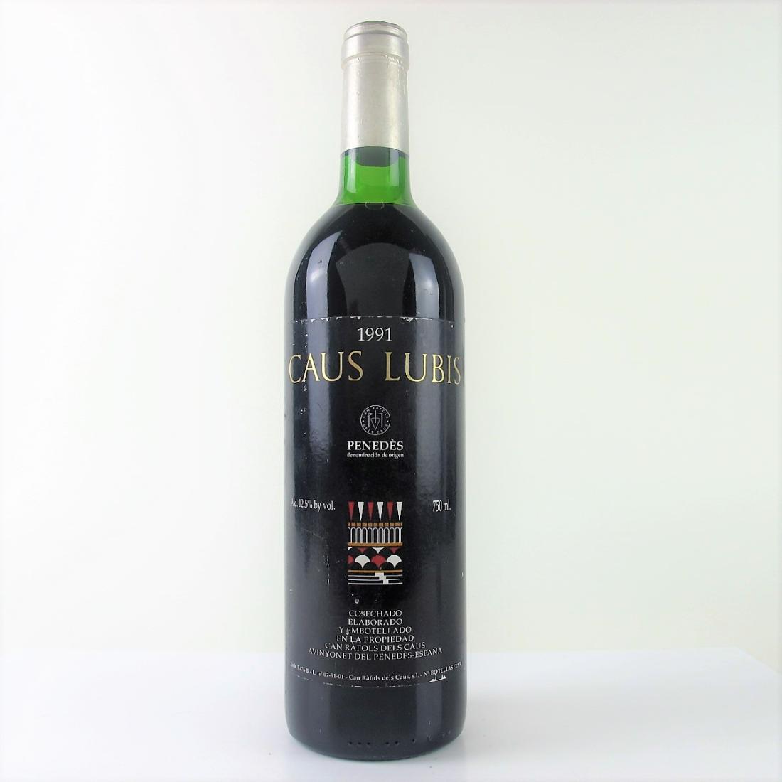 Image for Caus Lubis Merlot 1991 Penedes
