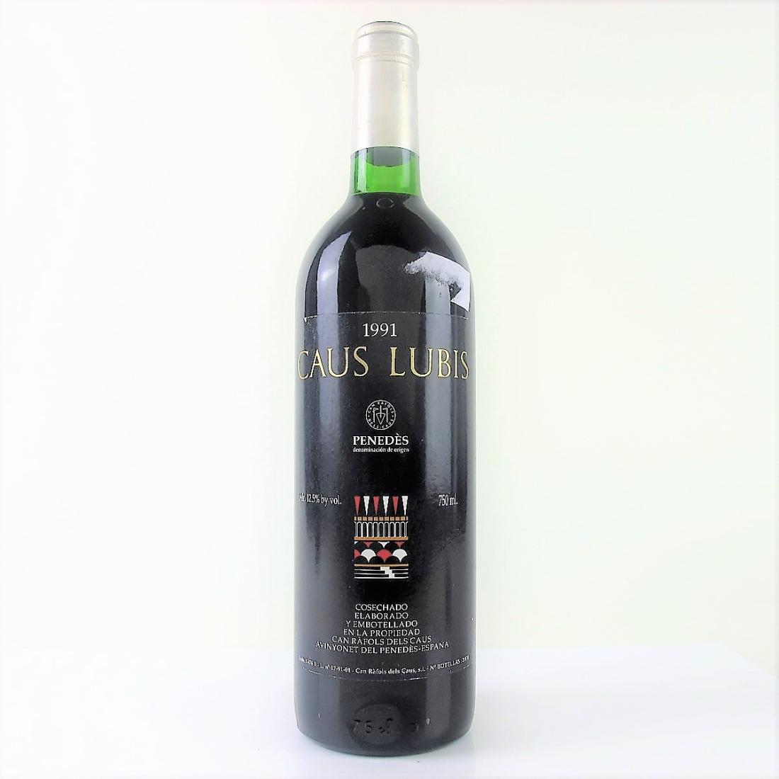 Image for Caus Lubis Merlot 1991 Penedes