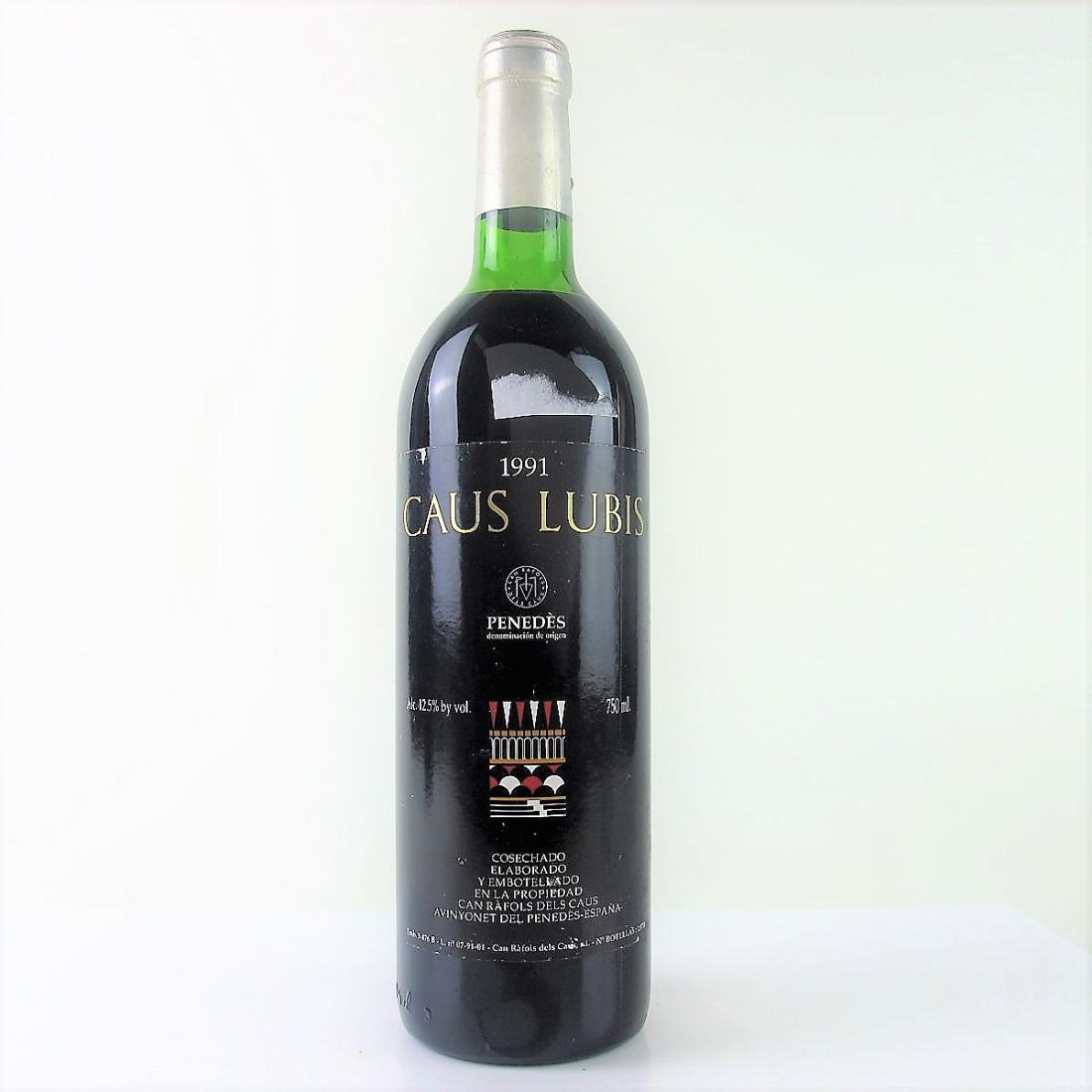 Image for Caus Lubis Merlot 1991 Penedes