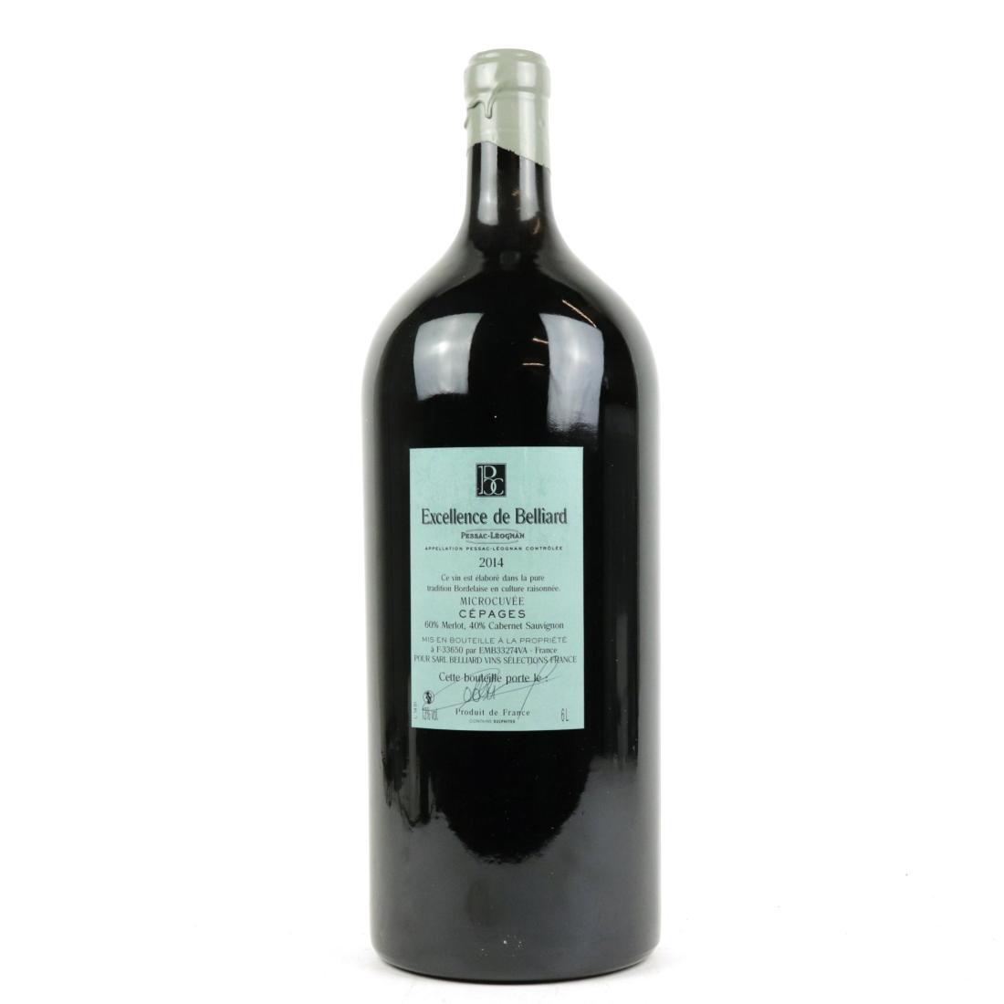 Image for Excellence De Belliard 2014 Pessac-Leognan 600cl / OWC