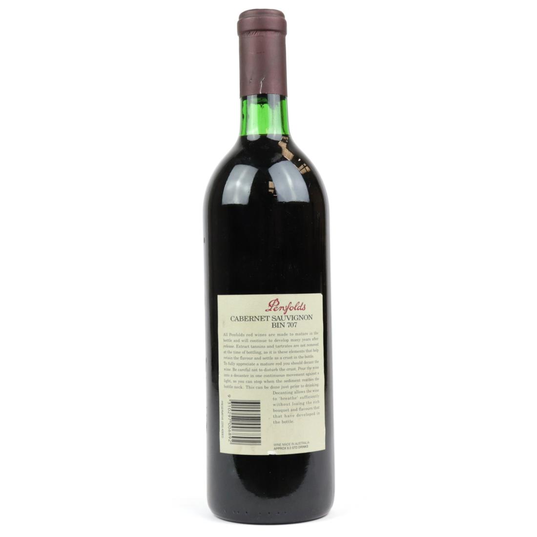 Image for Penfolds Bin 707 Cabernet Sauvignon 1992