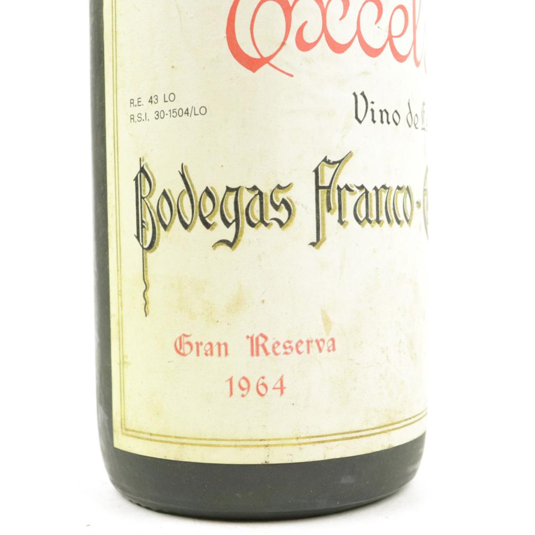 Image for Bodegas Franco-Espanolas Excelso 1964 Rioja Gran Reserva