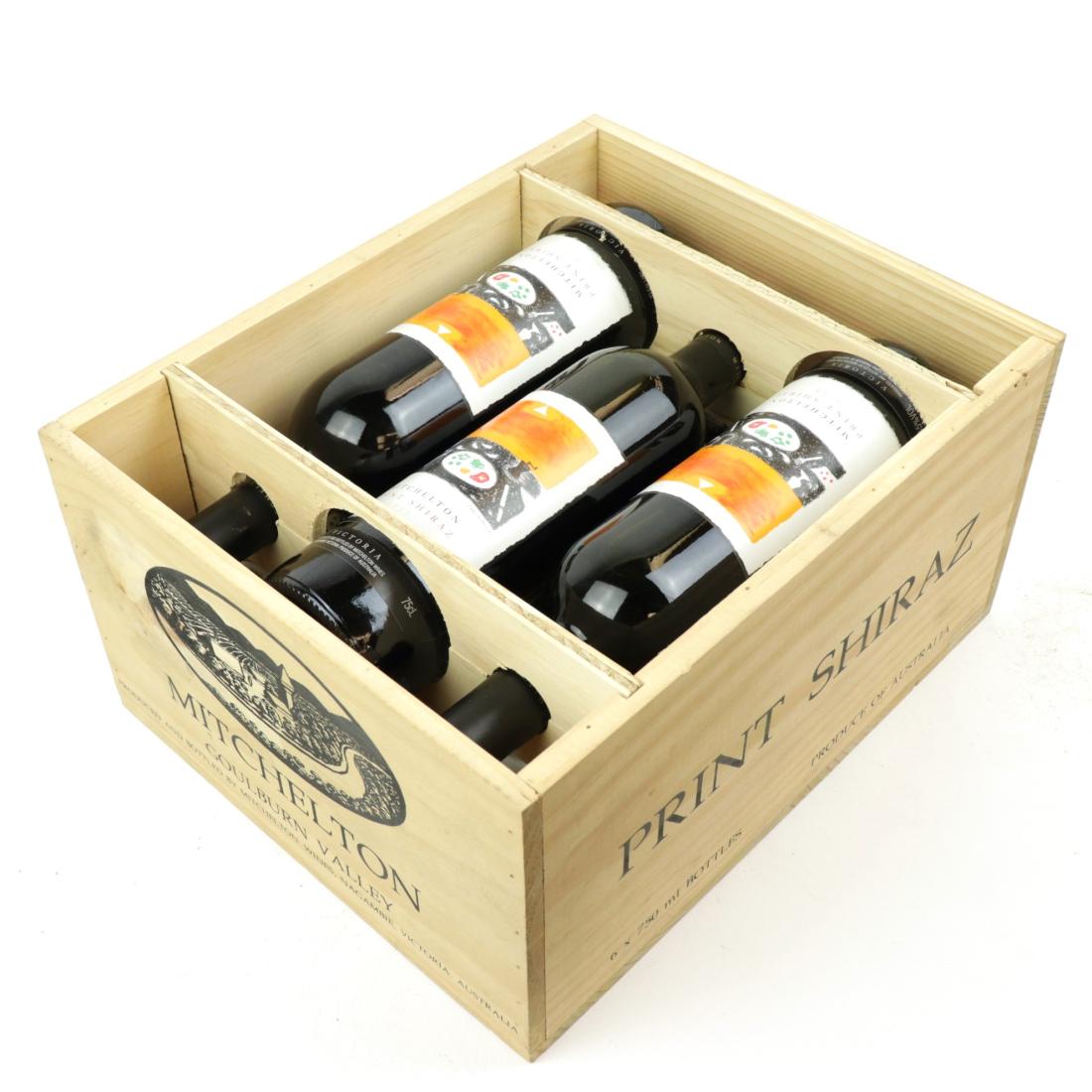 Image for Michelton Print Shiraz 1995 Victoria 6x75cl / OWC