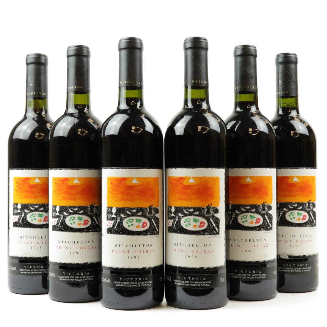 Image for Michelton Print Shiraz 1995 Victoria 6x75cl / OWC