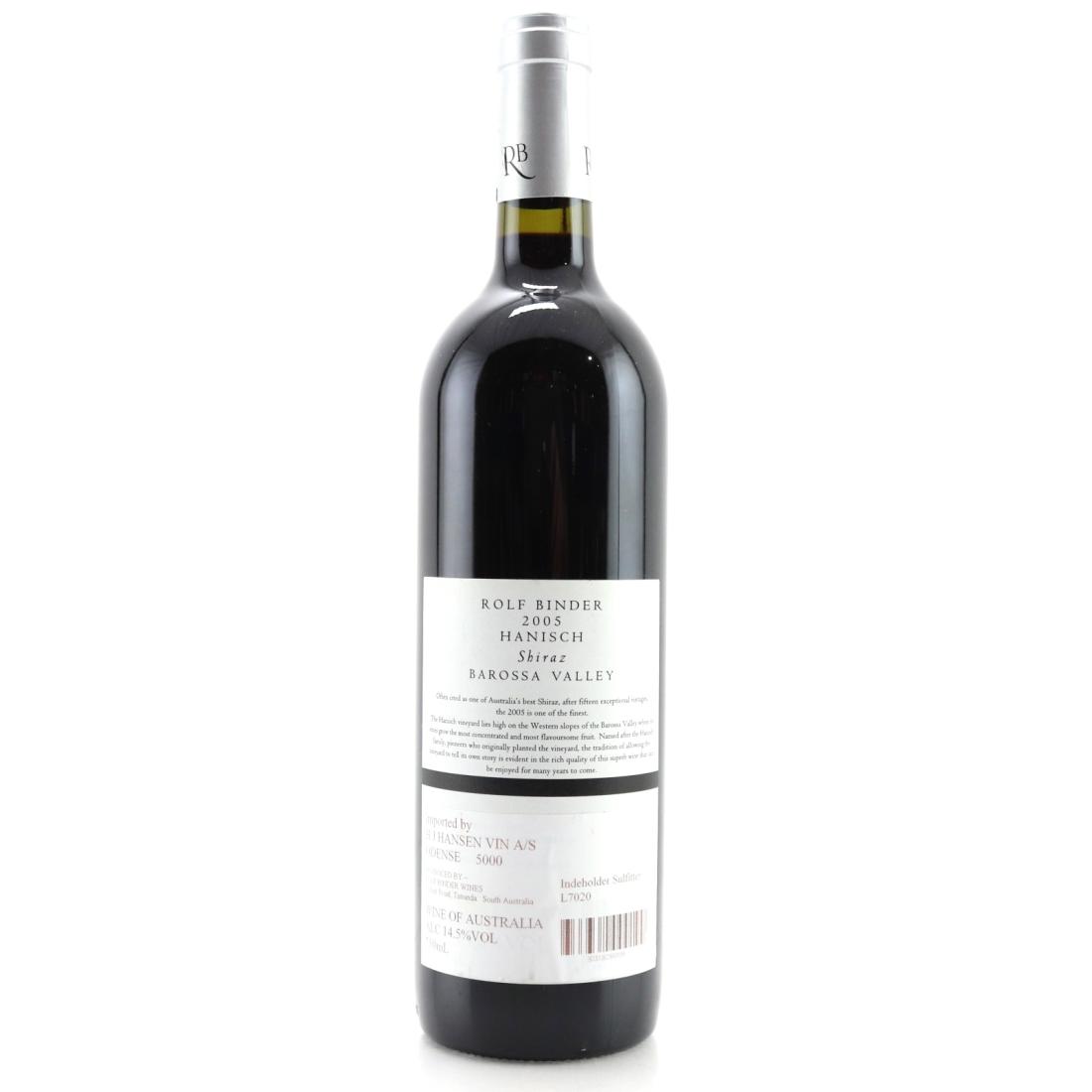 Image for R.Binder Hanisch Shiraz 2005 Barossa