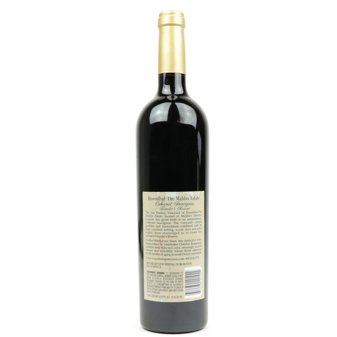 Image for Rosenthal The Malibu Estate Cabernet Sauvignon 2000 Newton