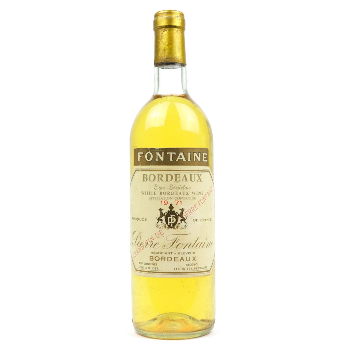 Image for Fontaine 1971 Bordeaux Blanc