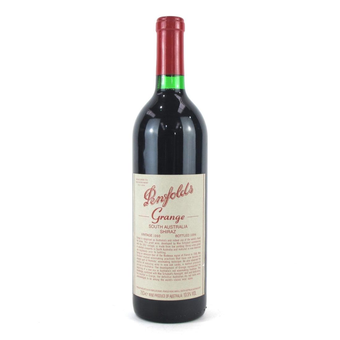 Penfolds \"Grange\" 1993 Barossa
