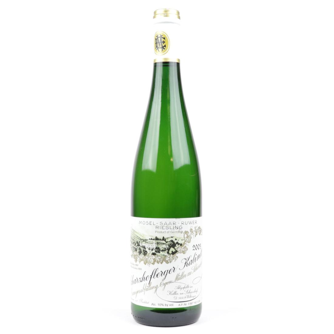 Image for E.Muller Scharzhofberger Riesling Kabinett 2003 Mosel