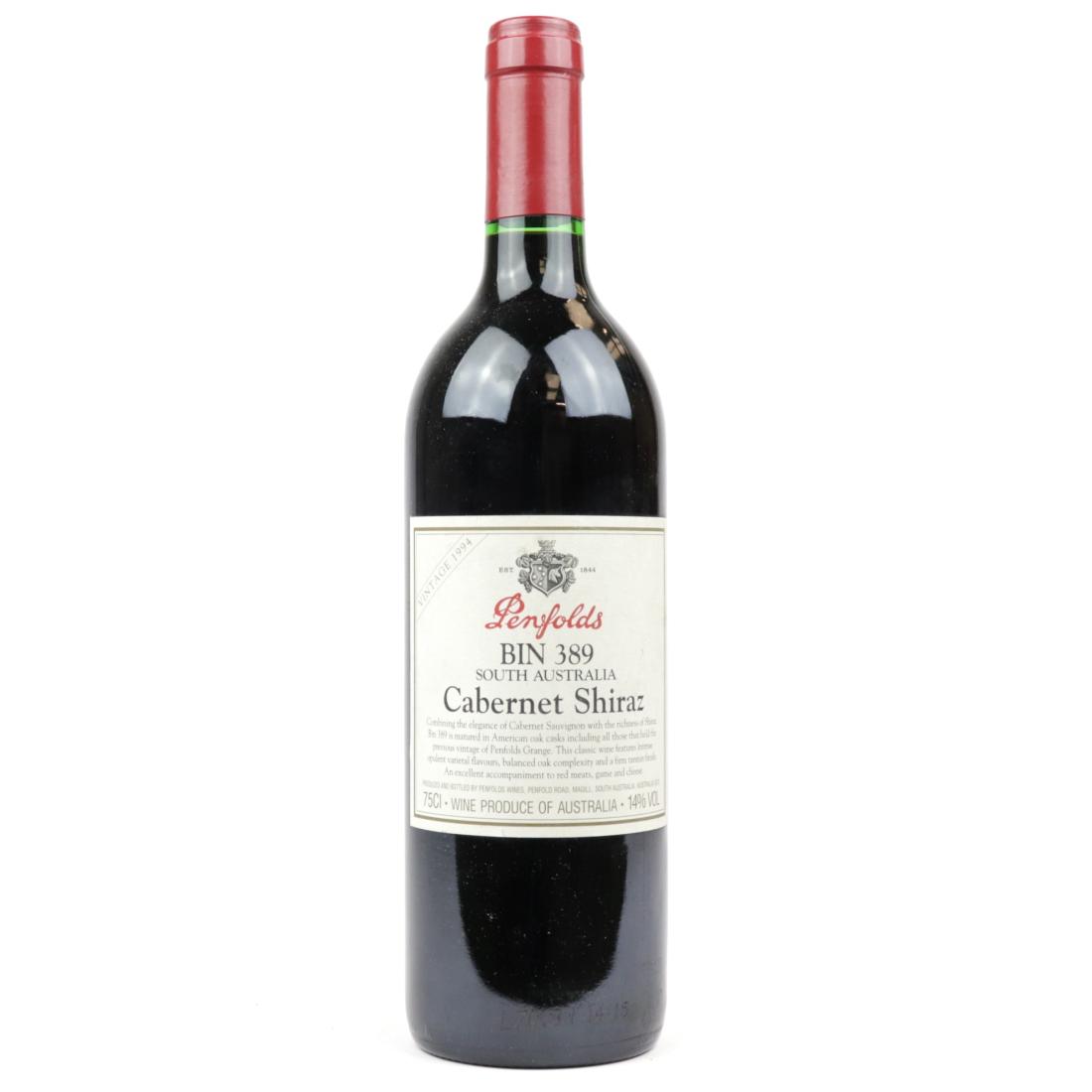 Image for Penfolds Bin 389 Cabernet-Shiraz 1994