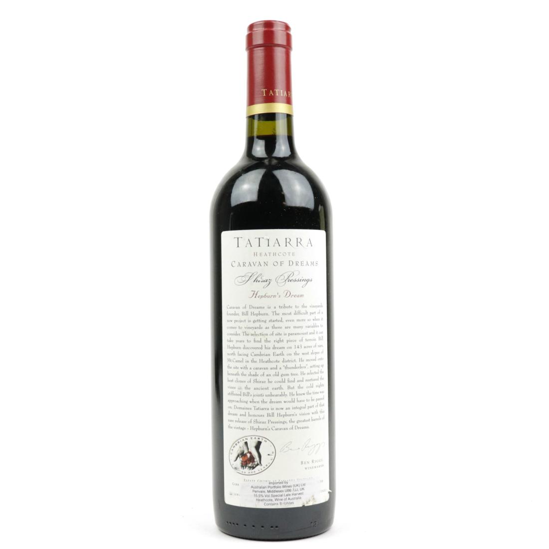 Image for Tatiarra Caravan of Dreams Shiraz 2006 Heathcote