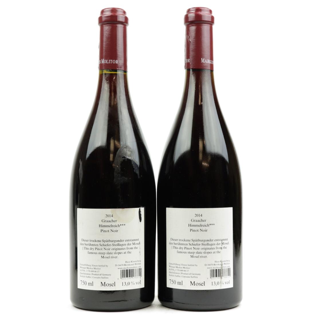 Image for M.Molitor Graacher Himmelreich Pinot Noir 2014 Mosel