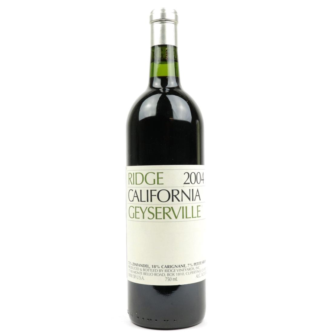 Image for Ridge Geyserville 2004 Sonoma