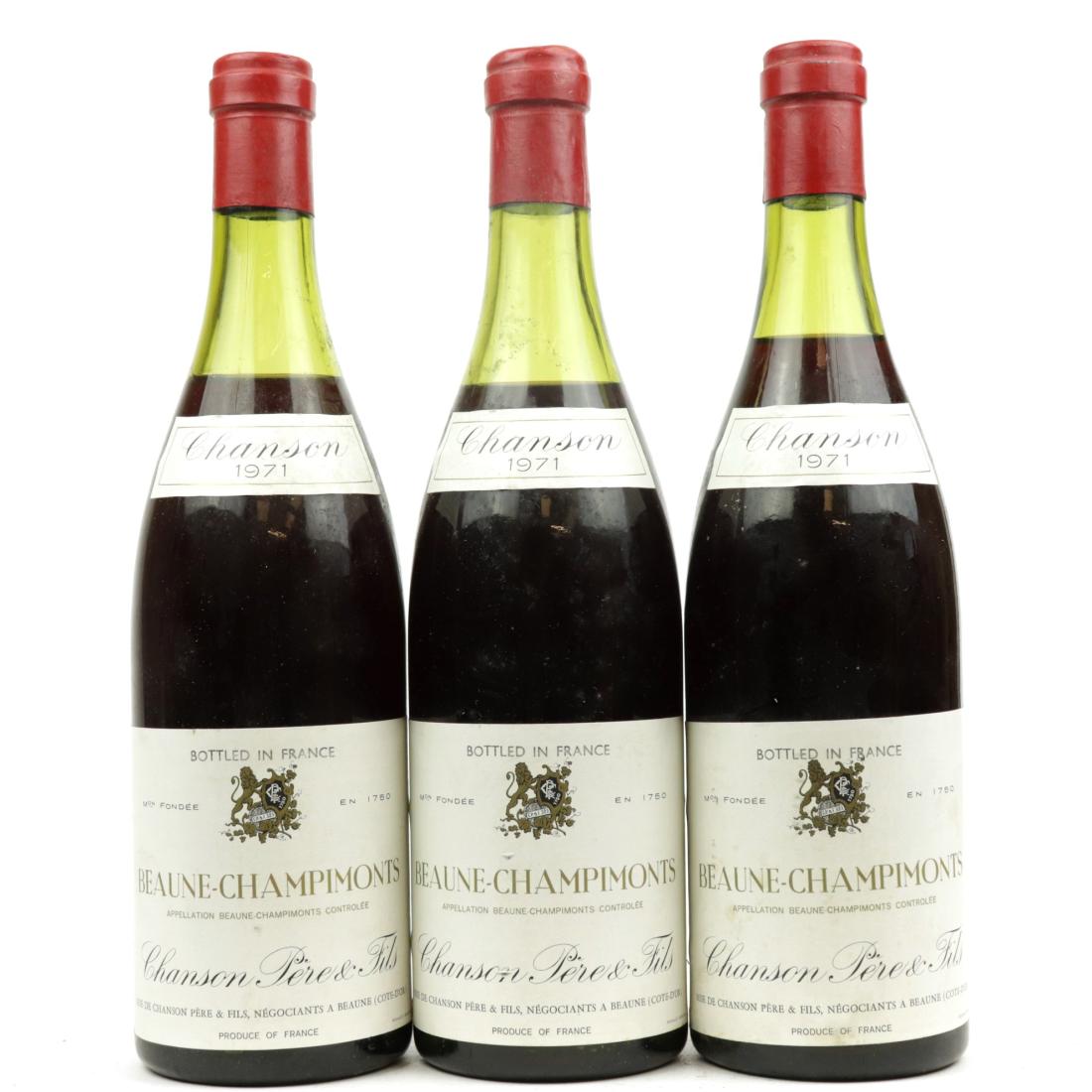 Image for Chanson Pere & Fils Champimonts 1971 Beaune