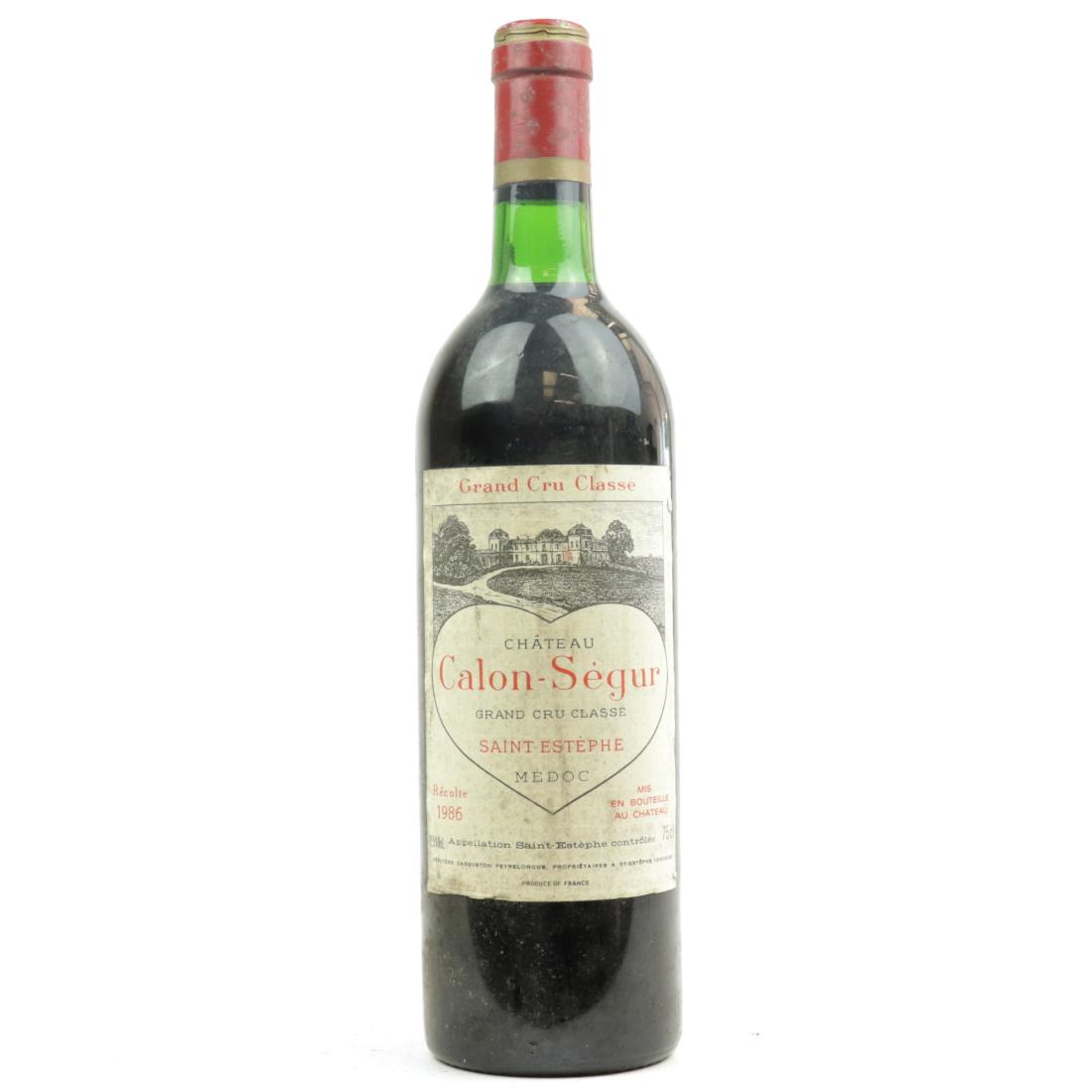 Image for Ch. Calon-Segur 1986 St-Estephe 3eme-Cru