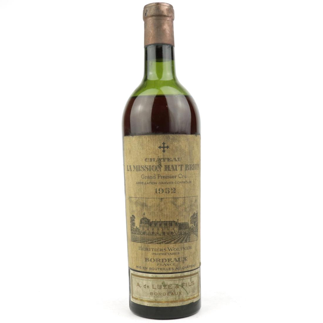 Image for Ch. La Mission Haut Brion 1952 Graves Grand-Cru