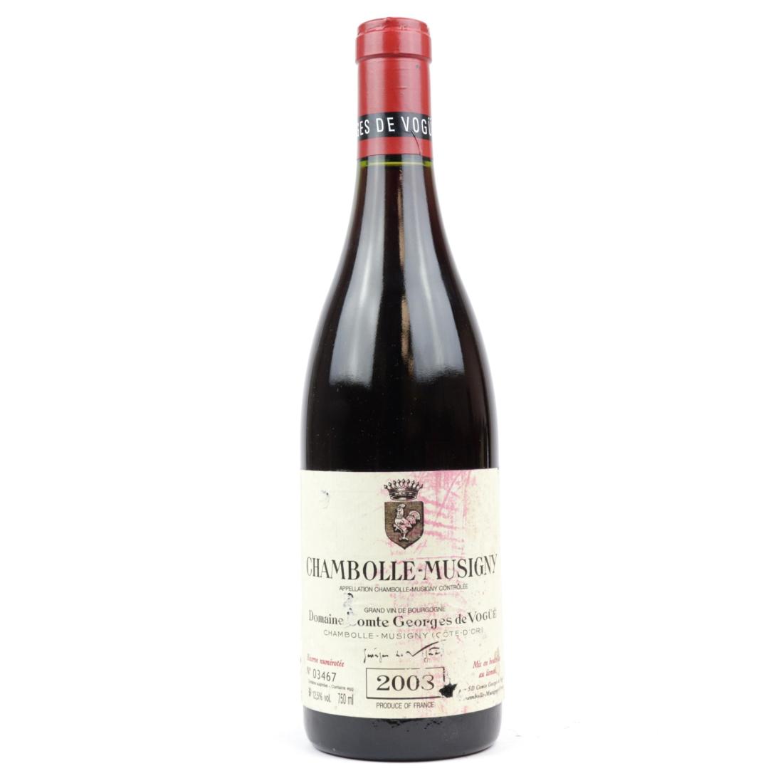 Image for Dom. C.G.de Vogue 2003 Chambolle-Musigny 1er-Cru
