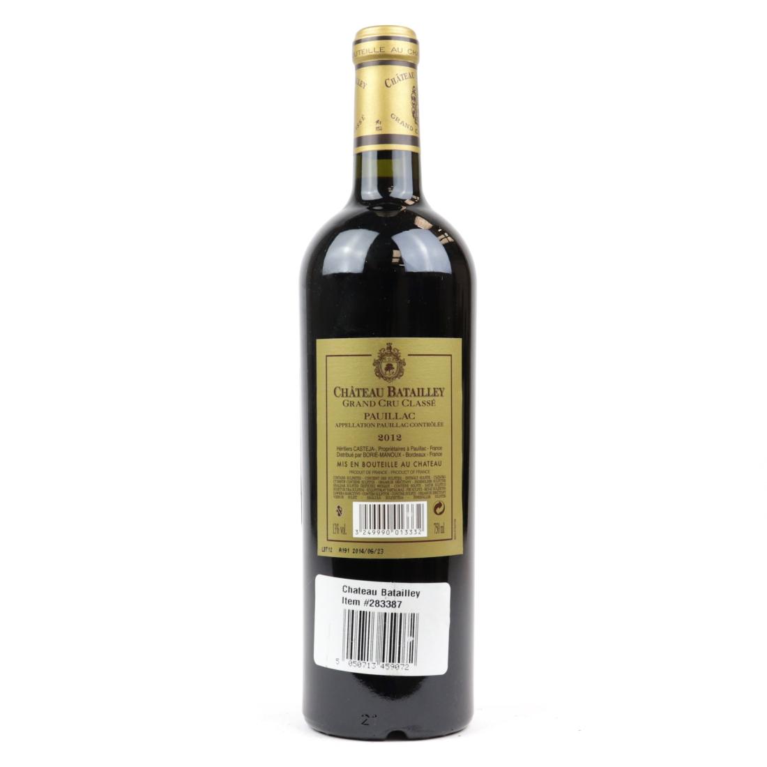 Image for Ch. Batailley 2012 Pauillac 5eme-Cru