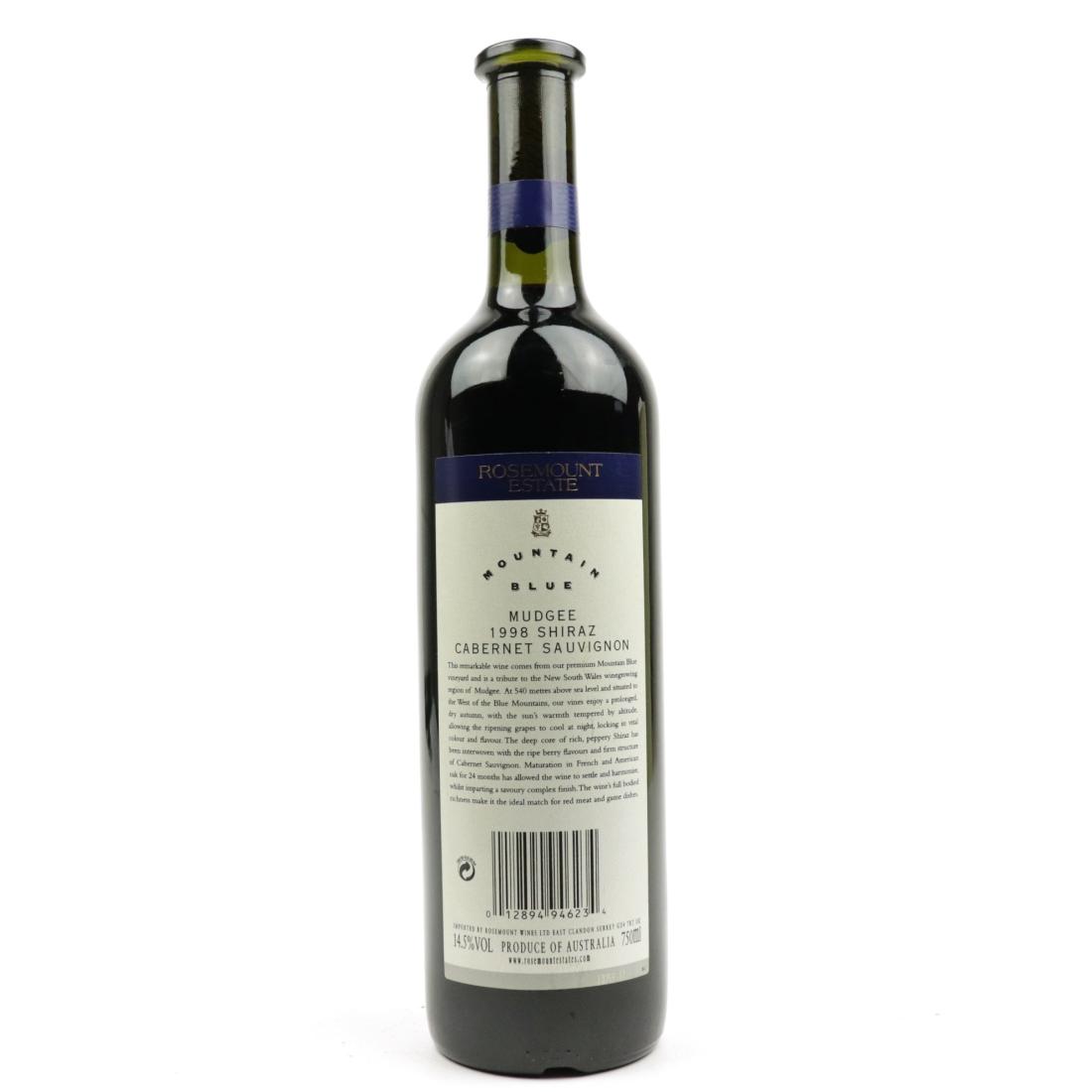 Image for Rosemount Mountain Blue Shiraz-Cabernet Sauvignon 1998 Mudgee