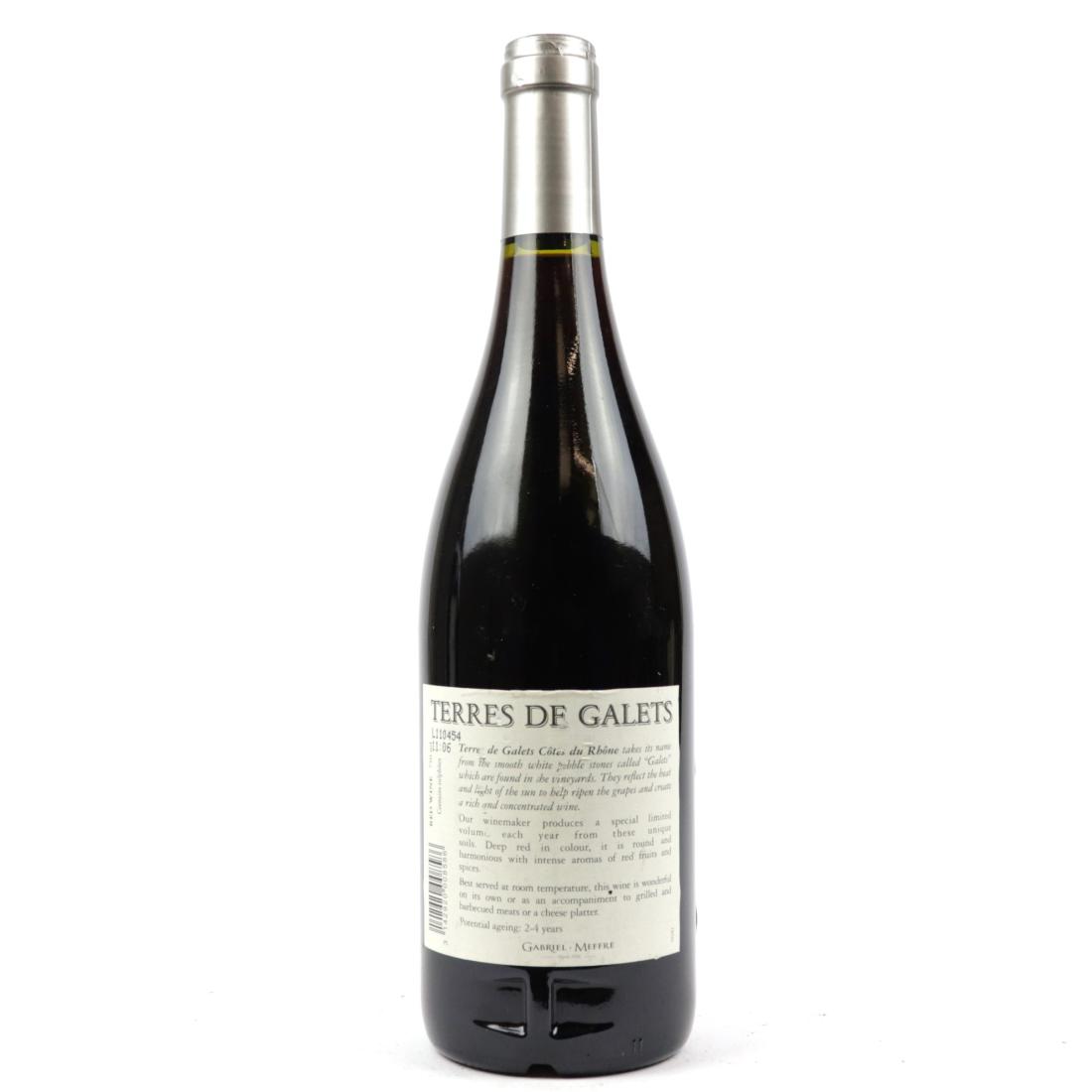 Image for G.Meffre Terres De Galets 2009 Cotes-Du-Rhone