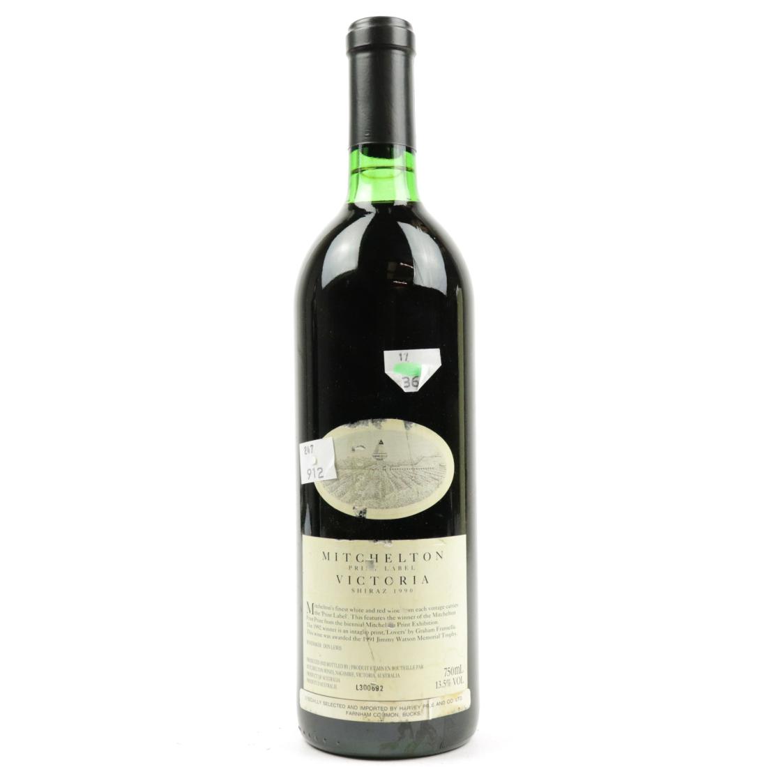 Image for Mitchelton Print Label Shiraz 1990 Victoria
