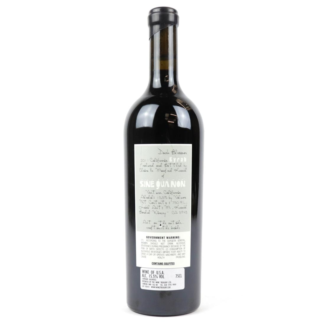 Image for Sine Qua Non Dark Blossom Syrah 2011 California