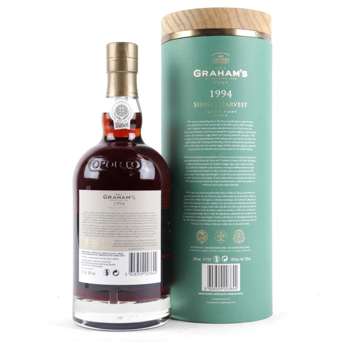 Image for Graham's 1994 Single Harvest Tawny Port