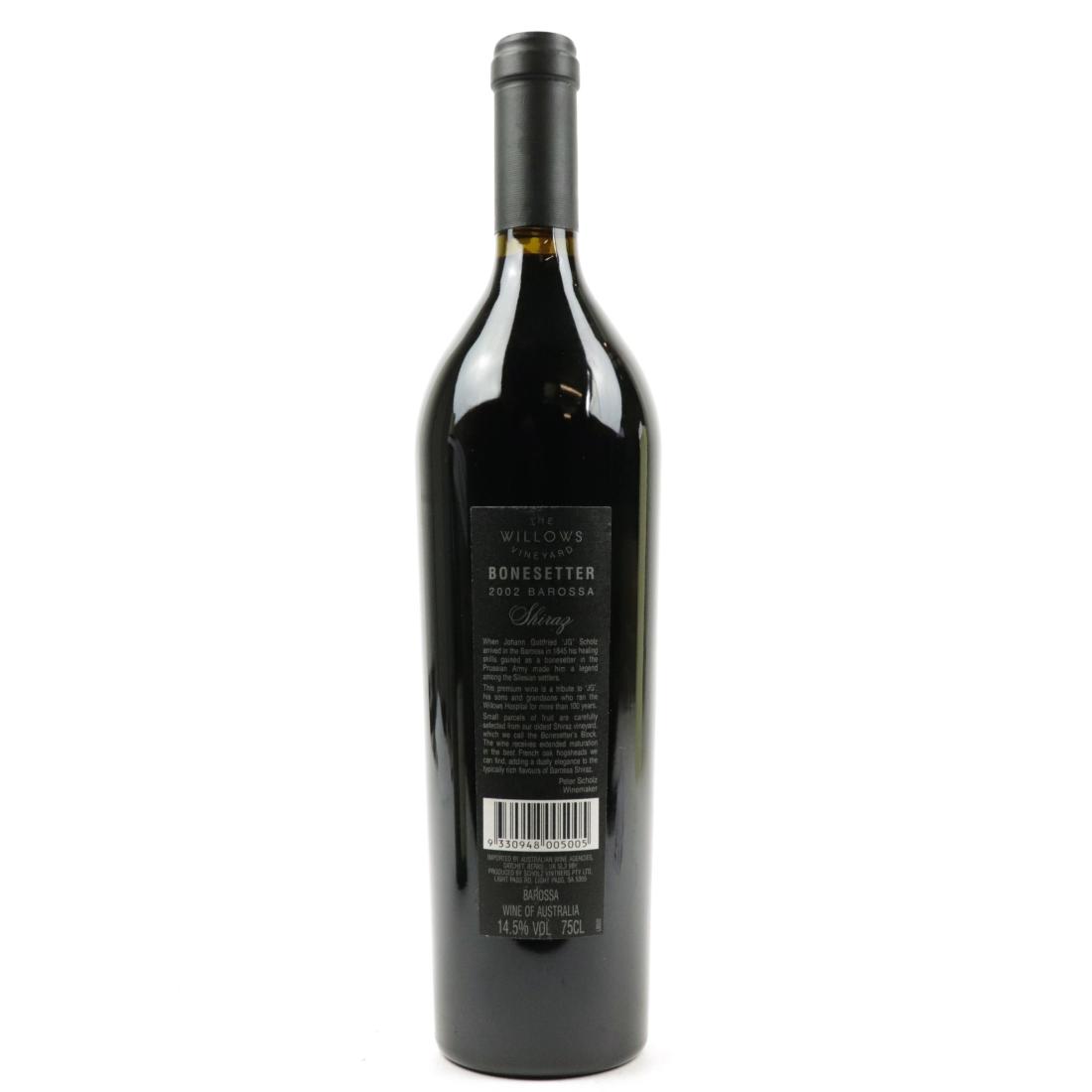 Image for The Willows Vineyard Bonesetter Shiraz 2002